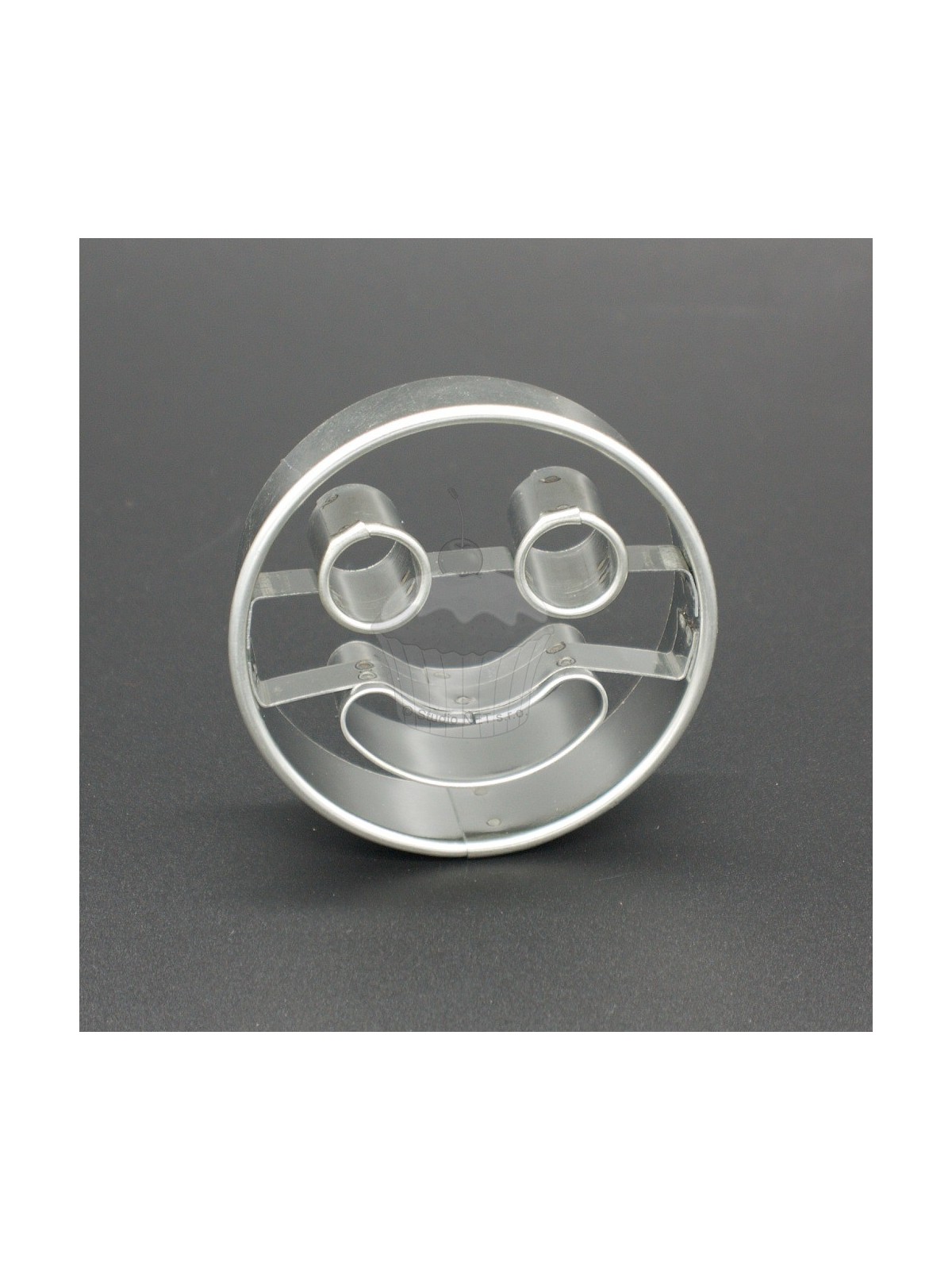 Stainless steel cookie cutter - happy smiley