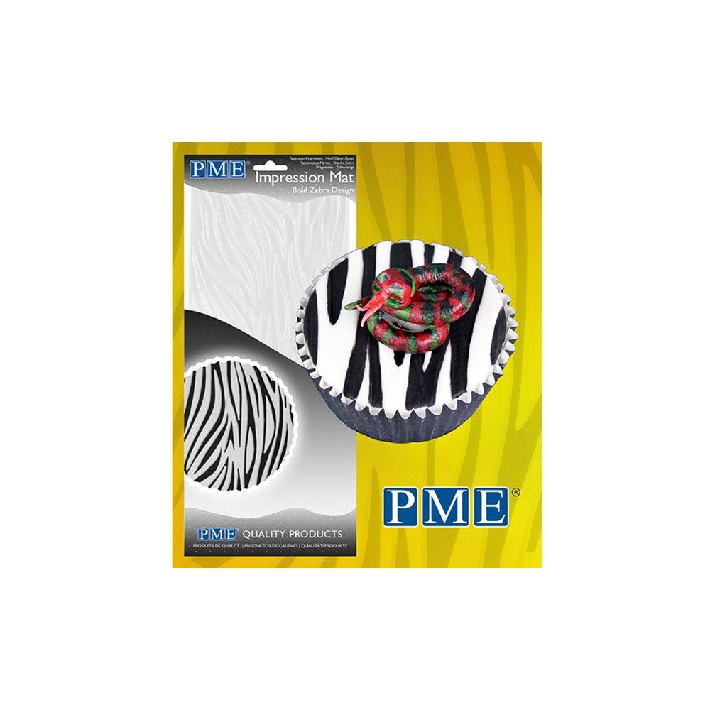 PME Impression Mat Bold Zebra - Zebra
