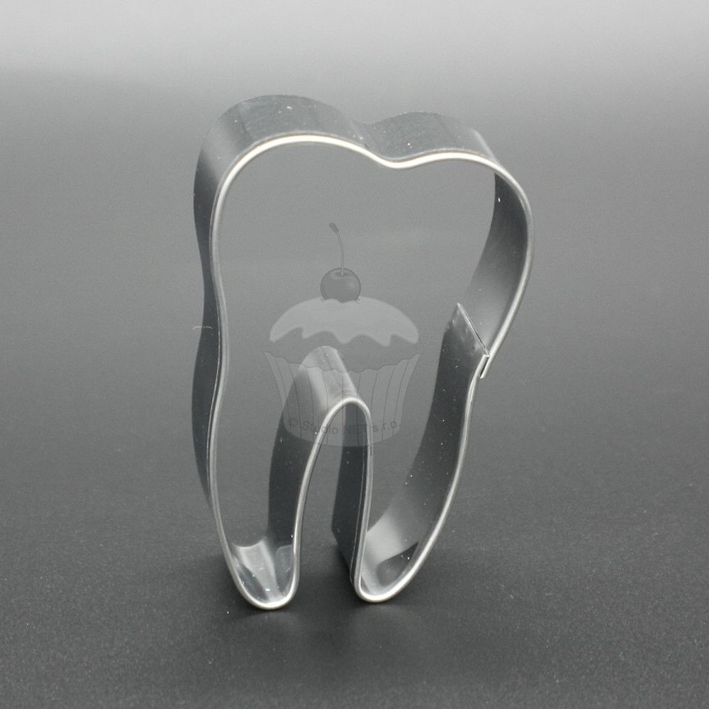 Stainless steel cookie cutter - tooth