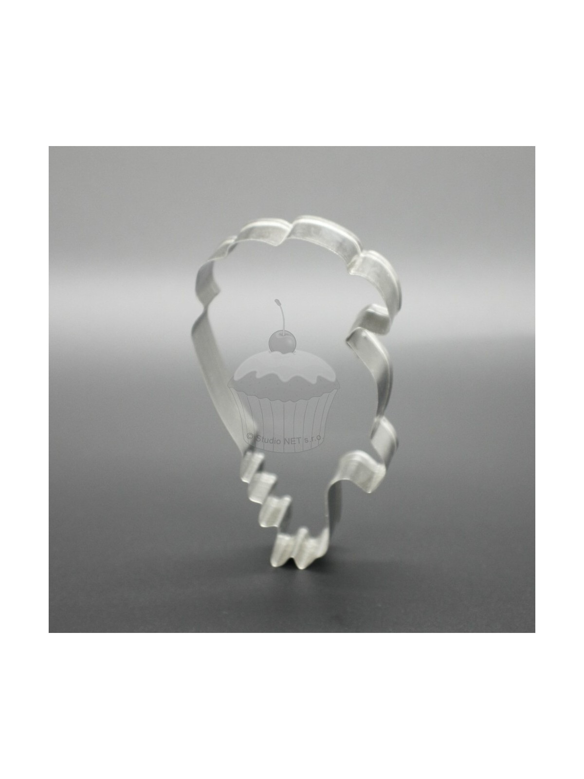 Stainless steel cookie cutter - parrot