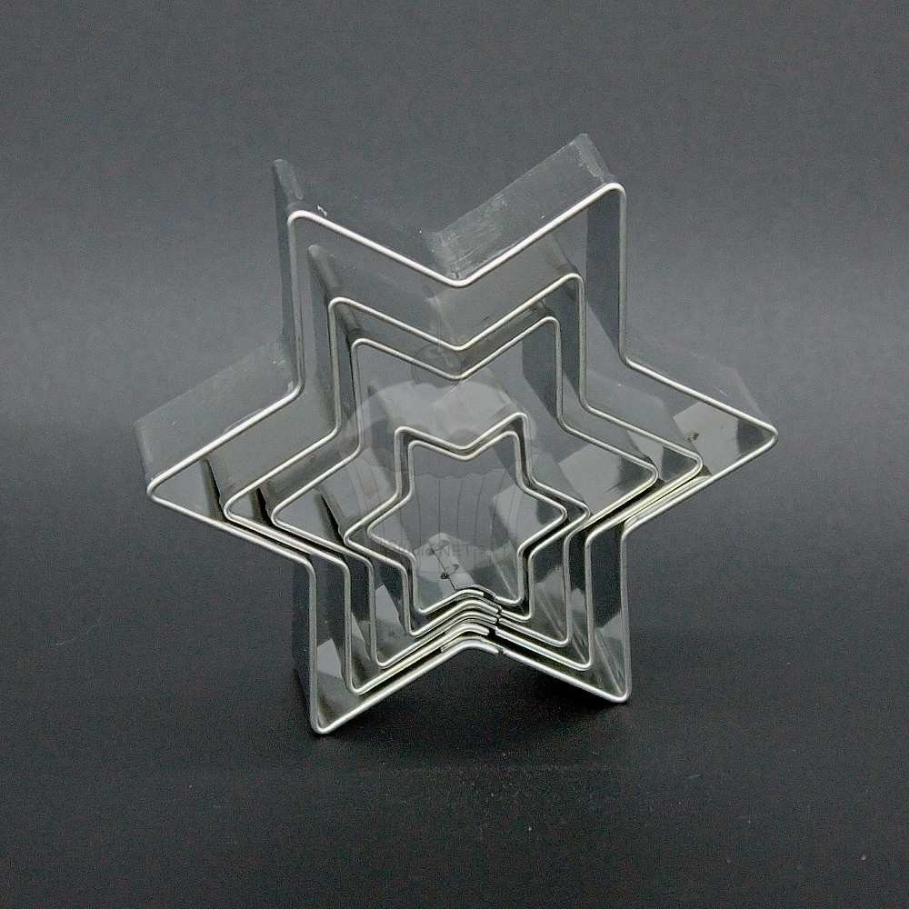 Set of cutters - star 5pcs