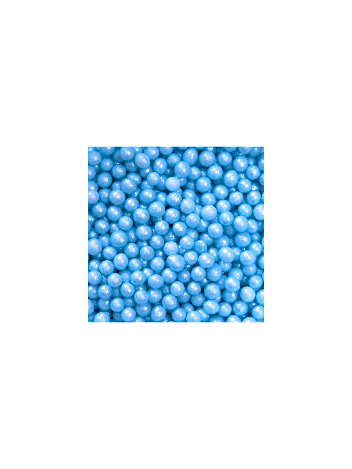 Sugar pearls 4mm - pearlblue - 100g