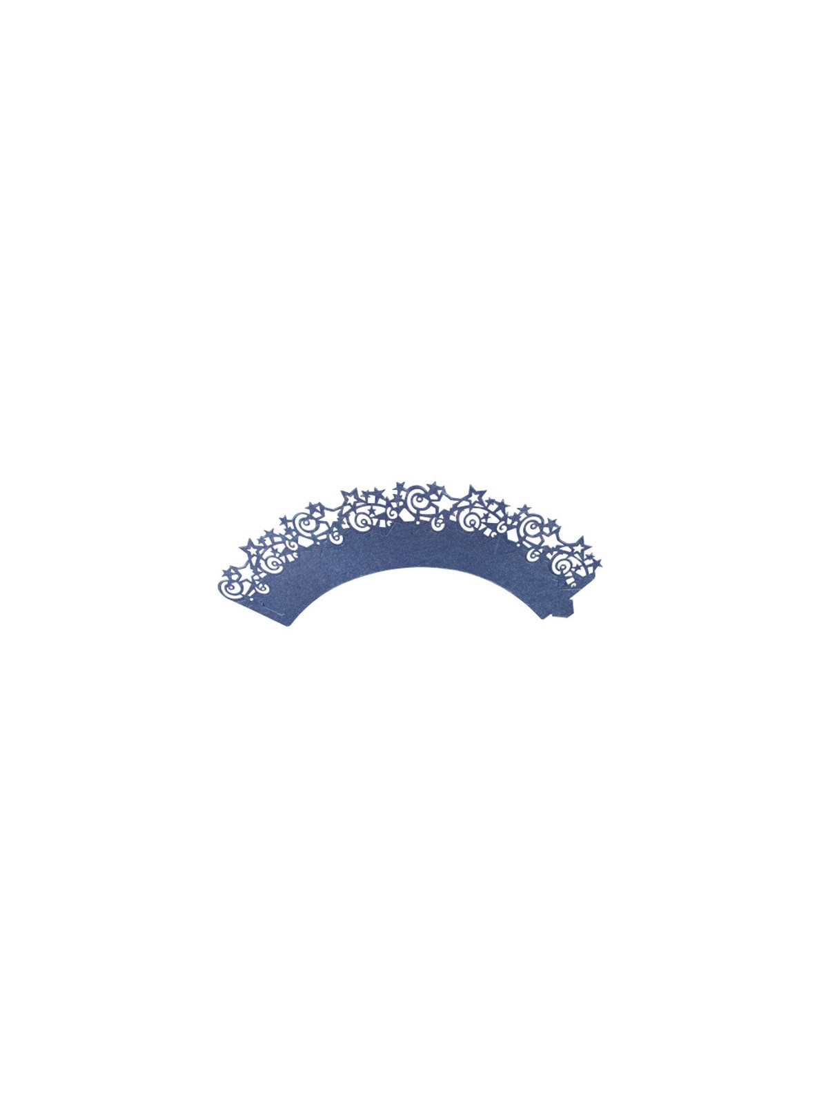 PME Cupcake Wrappers - lace wrapper - midnight blue - 12pcs