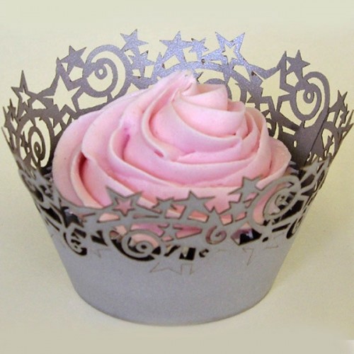 PME Cupcake Wrappers - Silver pk / 12