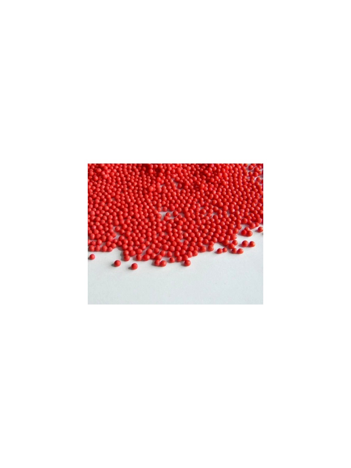 Zuckerperlen winzigen rot - 100g