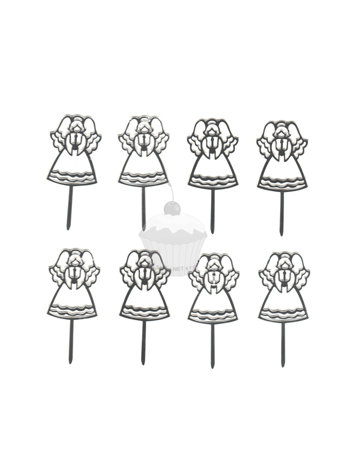 Mini skewer - angel - 8 pieces