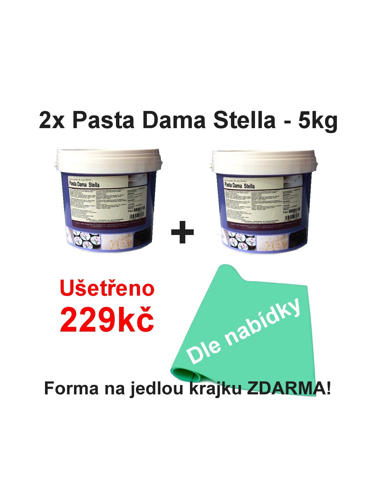 2x Pasta Dama Stella - 5kg + Spitze kostenlos