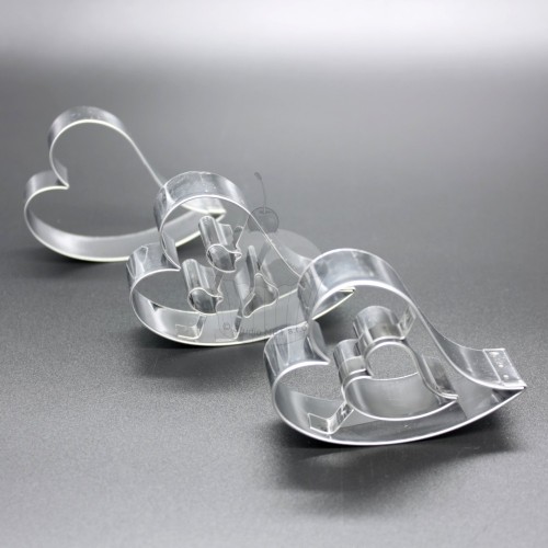 Stainless steel Cutters - Valentine Set I. (3 pcs)