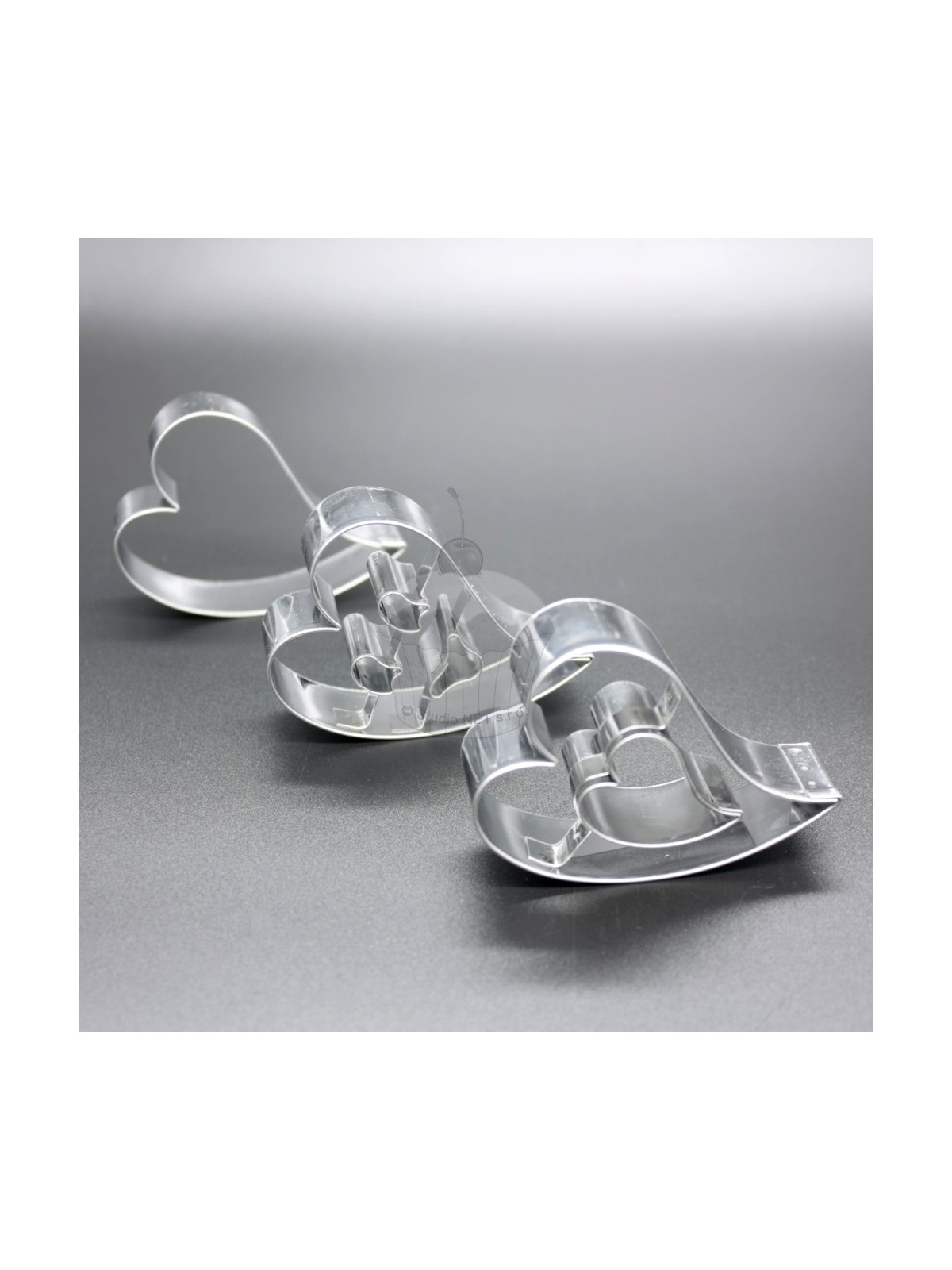 Stainless steel cookie cutters - Valentine's set I. (3 pcs)