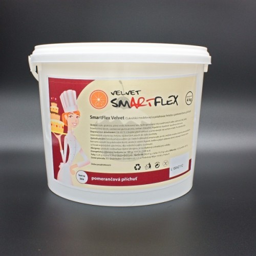 RABATT: Smartflex Velvet Orange 7kg - Ausrollfondant