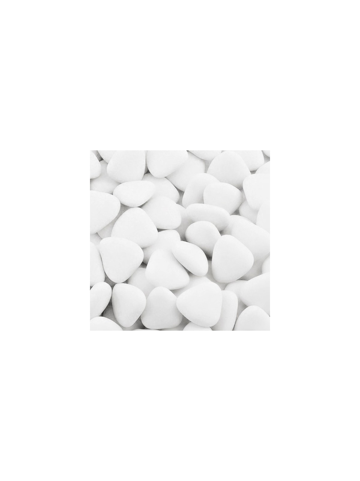 Chocolate hearts white - 100g
