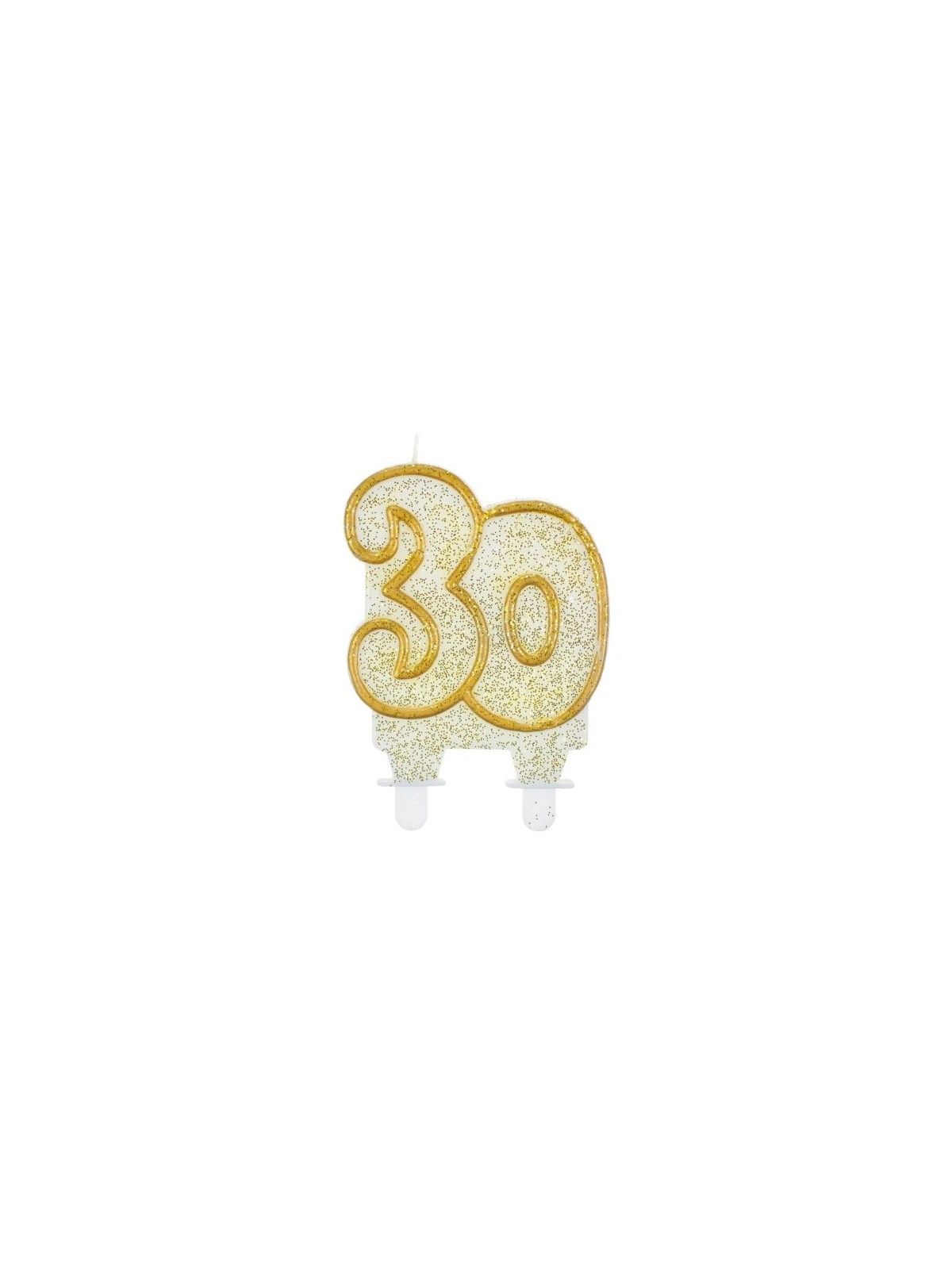 Cake candle jubilee gold - 30