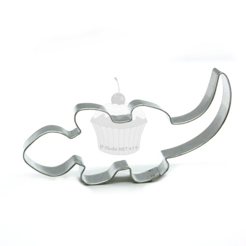 Stainless steel cookie cutter - lizard