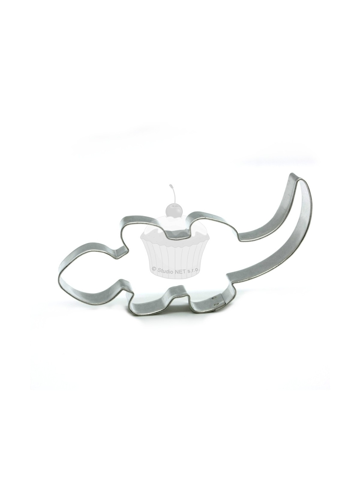 Stainless steel cookie cutter - lizard