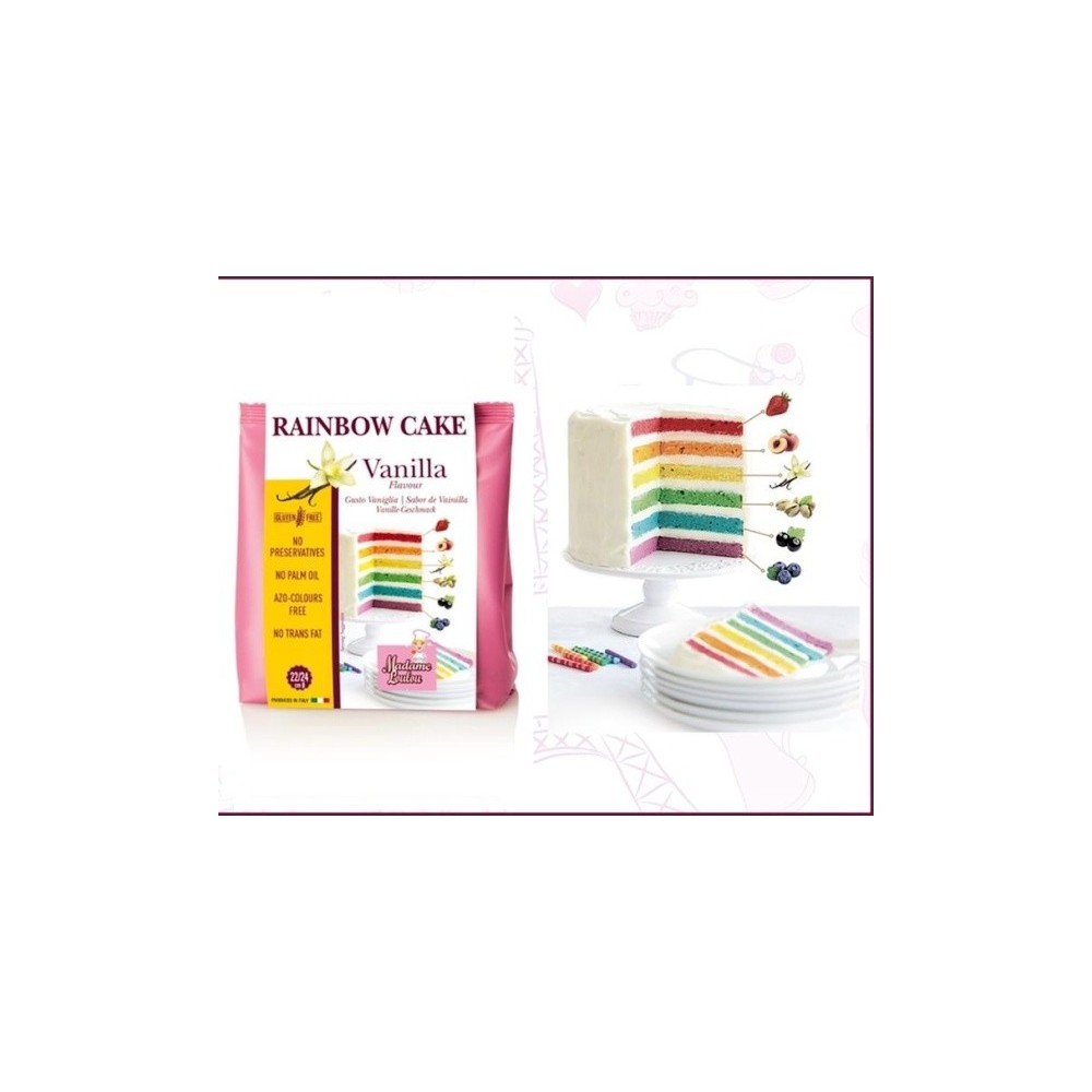 Madame Loulou - Rainbow Cake - Vanille  - 100g