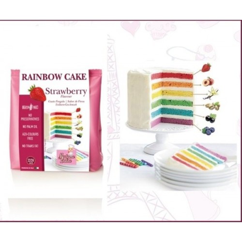 Madame Loulou - Rainbow Cake - strawberry - 100g