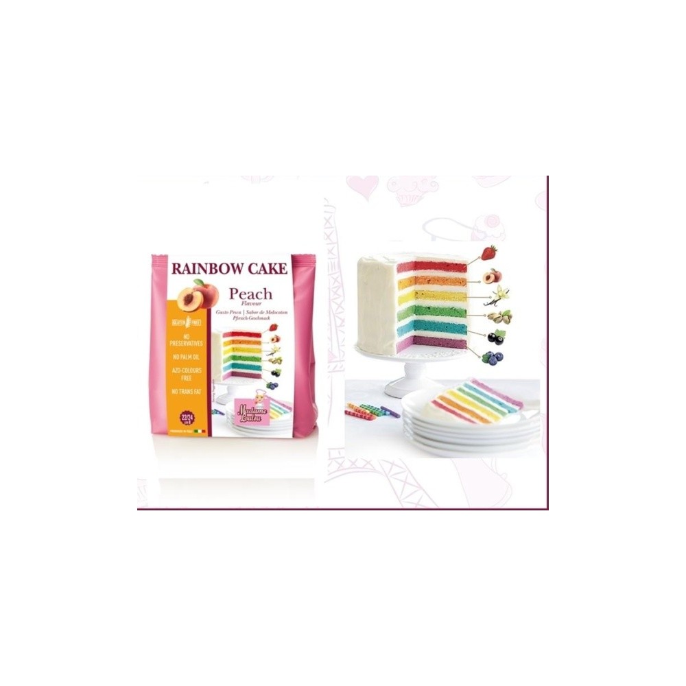 Madame Loulou - Rainbow Cake - Pfirsich - 100g