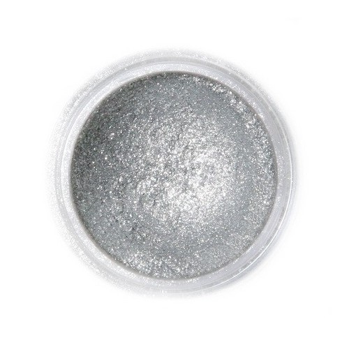Decorative dust pearl white Fractal - Sparkling Dark Silver (3,5 g)