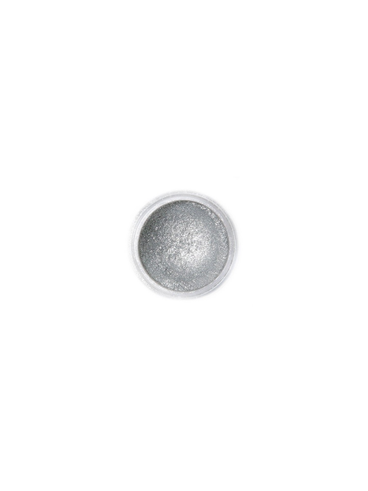 Decorative dust pearl white Fractal - Sparkling Dark Silver (3,5 g)
