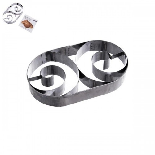 Stainless Steel Cookie Cutter - Spiral Pattern