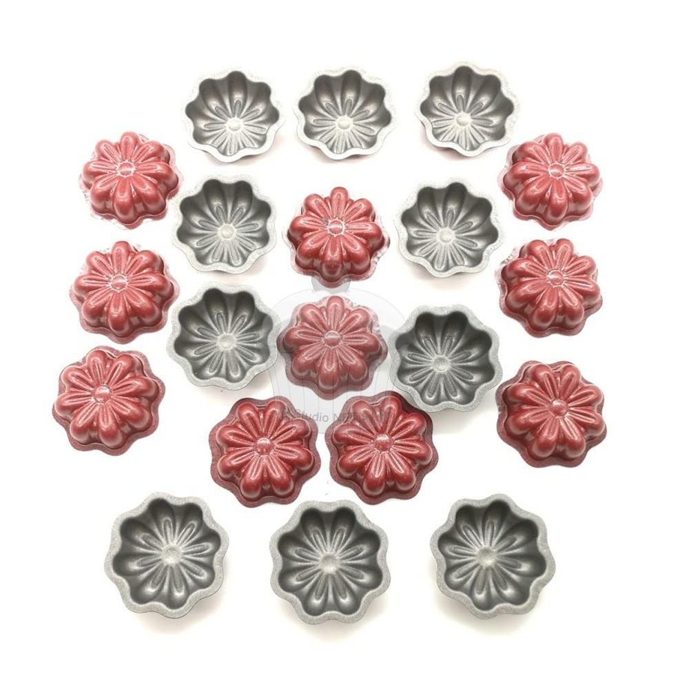 Teflon mold - Flowers 20pcs