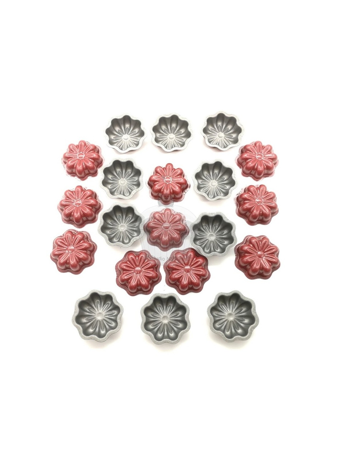 Teflon mold - Flowers 20pcs