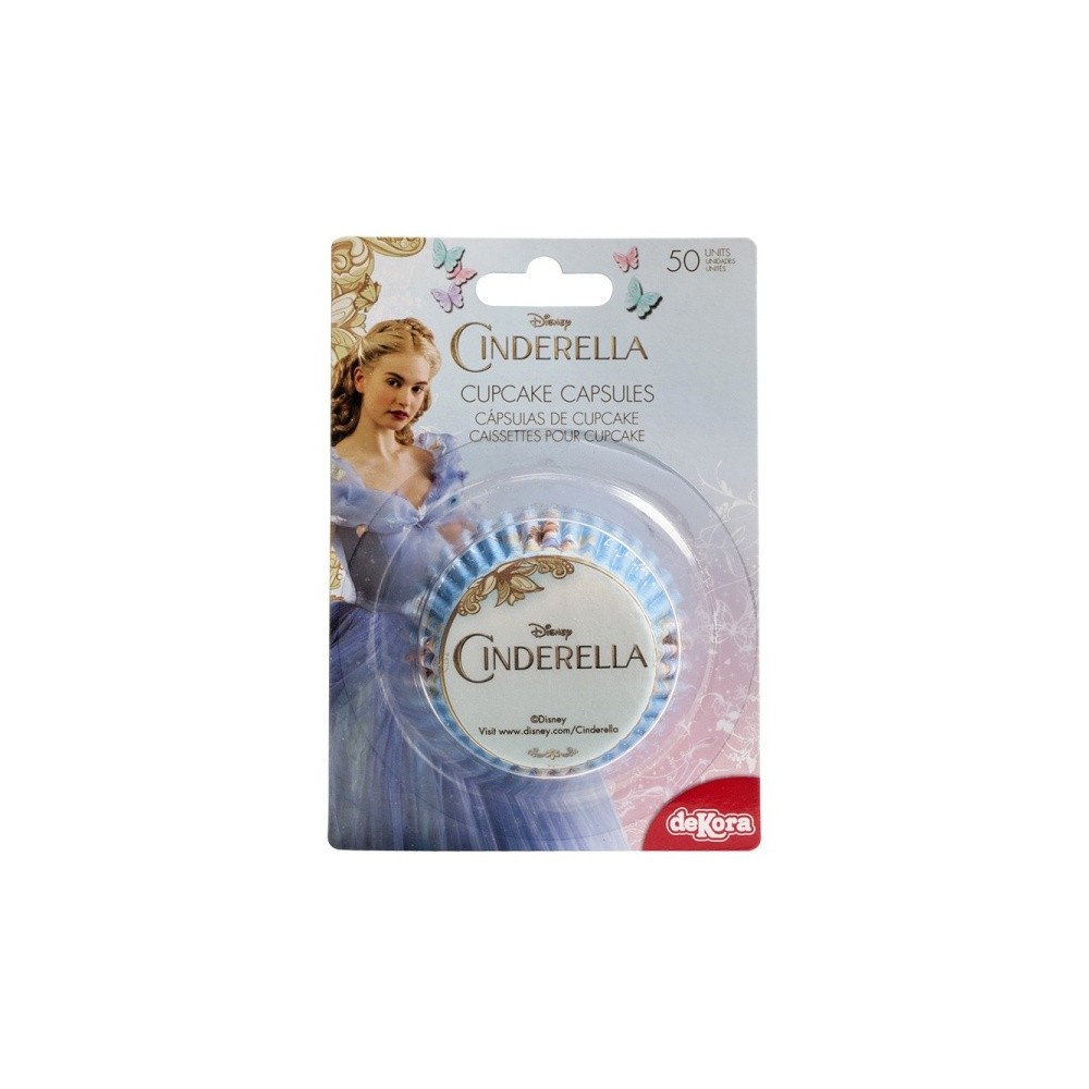 Deko Zuckerblumenkörbchen - Cinderella - Aschenputtel - 50 Stücke