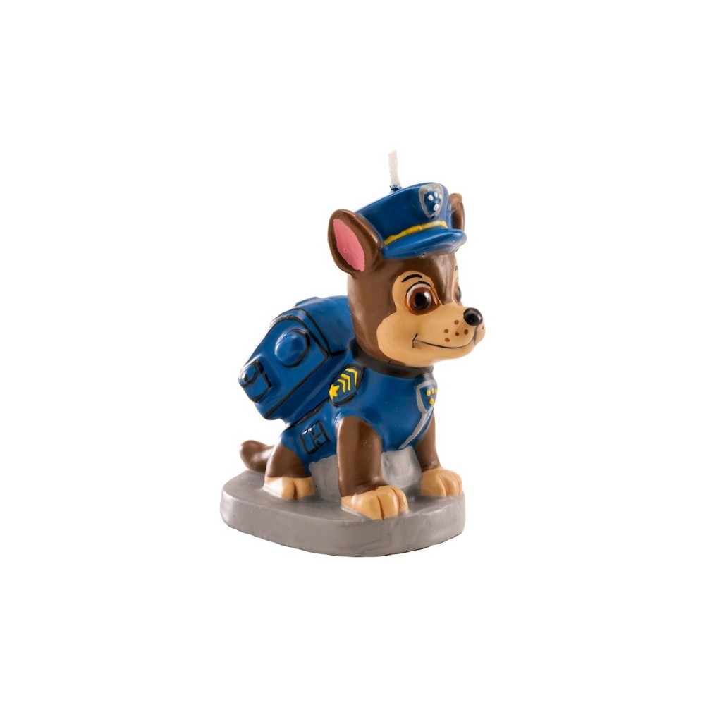 Cake topper - Cake candle - Chase - Paw Patrol - 1pc