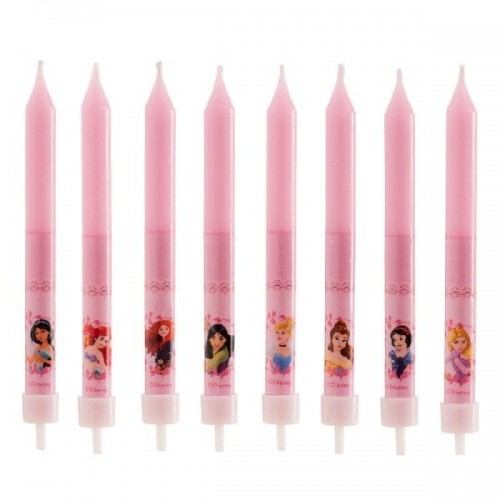 Decor - Birthday candles - Princess - 8pcs