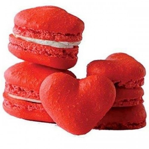 Silikomart Silicone Pads to create Macarons Heart 30 x 40cm