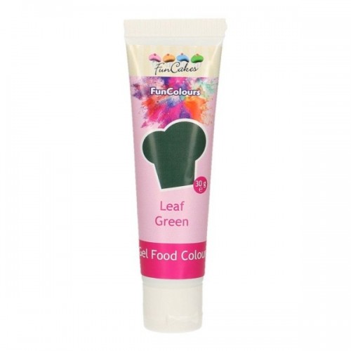 RABATT: FunColours edible funcolours gel -  grün - LEAF GREEN - 30g