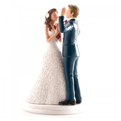 Wedding cake toppers - hands up