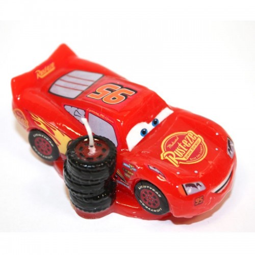 Dekora Kuchen Kerze - Cars - McQueen 3D - 1St