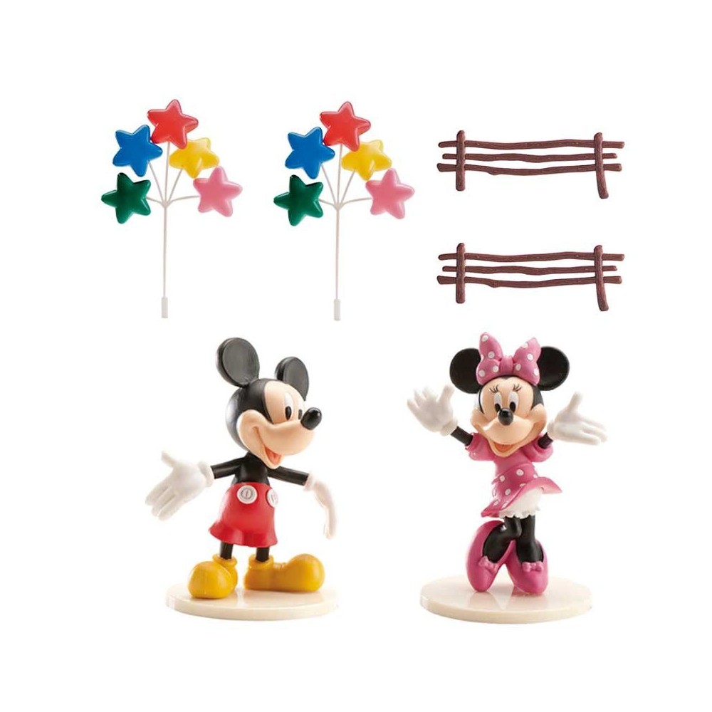 Decorative figurine set - Mickey Mouse + Minnie