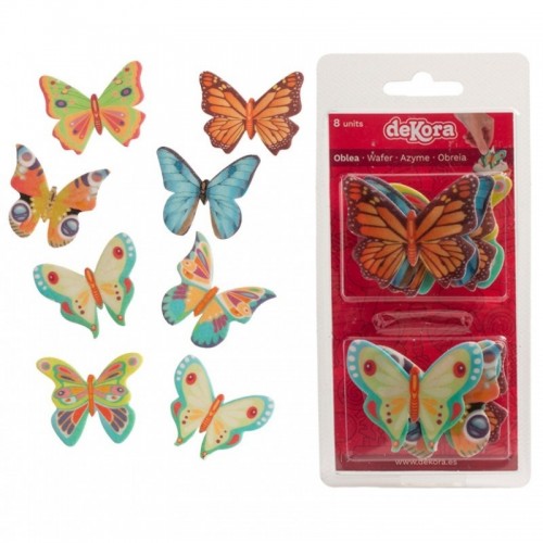 Dekora edible paper - butterflies 8pcs
