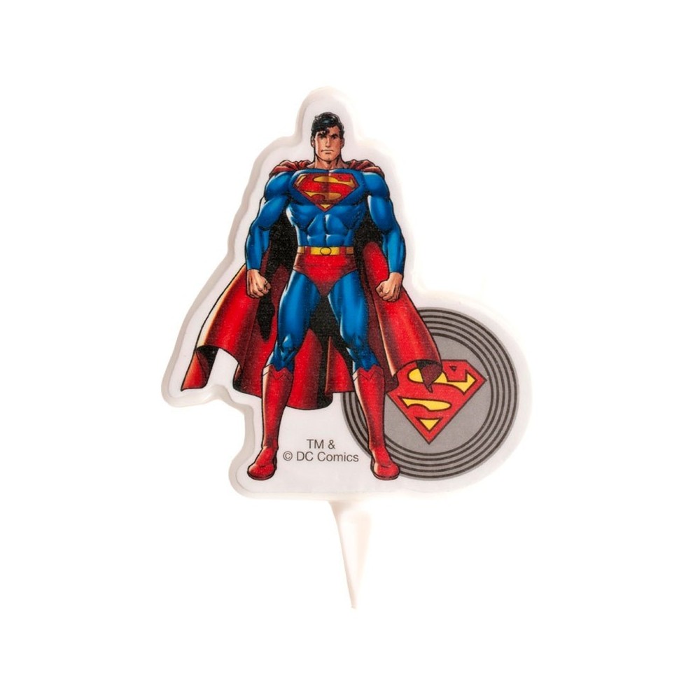 Dekora  Torten Kerze - Superman  2D - 1ks