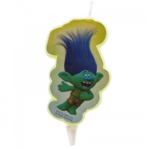 Dekora Cake candle -  Trolls 2D - Branch