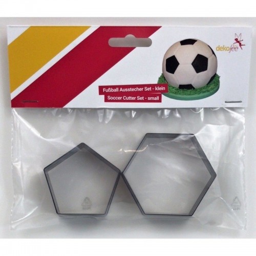 Deko cutter - football - small - 2 pcs