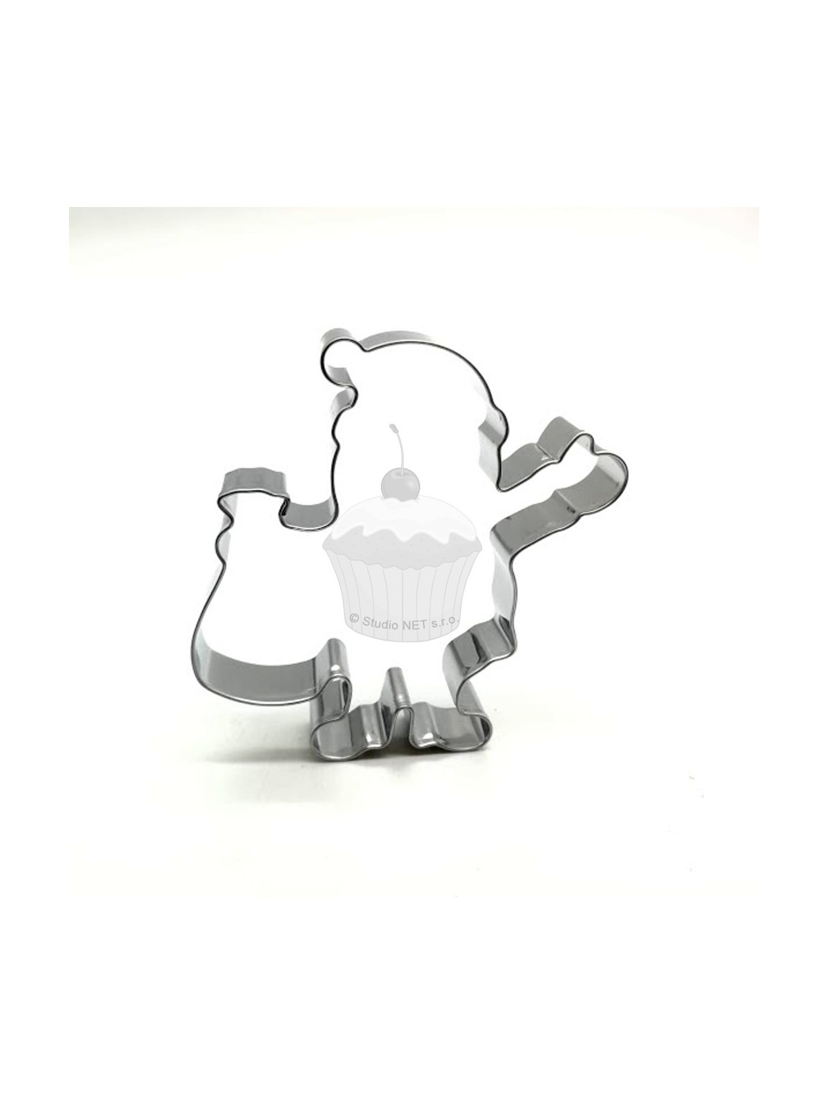 Stainless steel cookie cutter - Santa