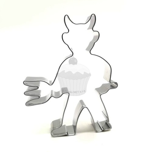 Stainless cookie cutter - Devil