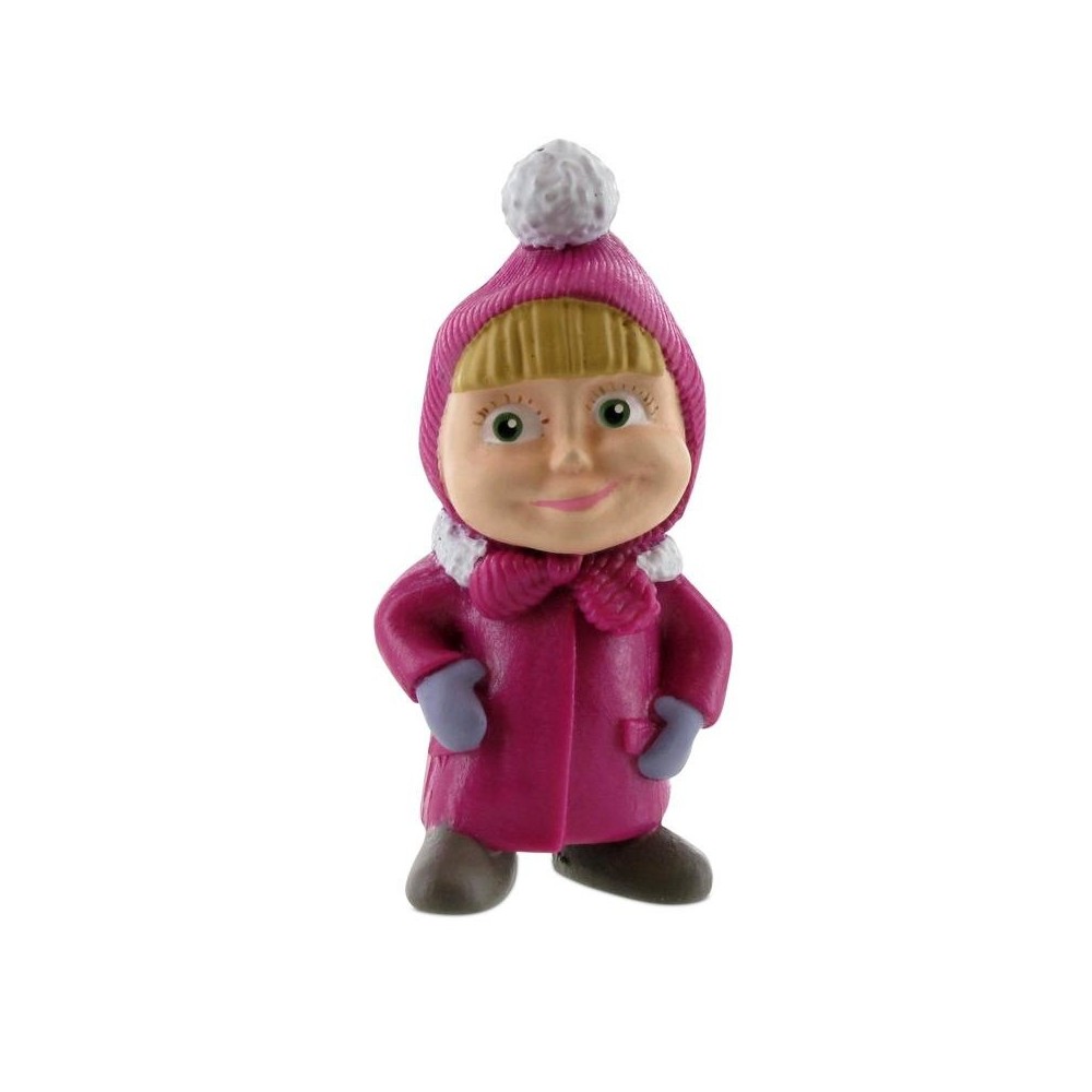 Decorative figure - Masha and the Bear - Masha in Winter