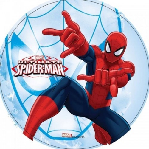 Edible paper Round - Spiderman