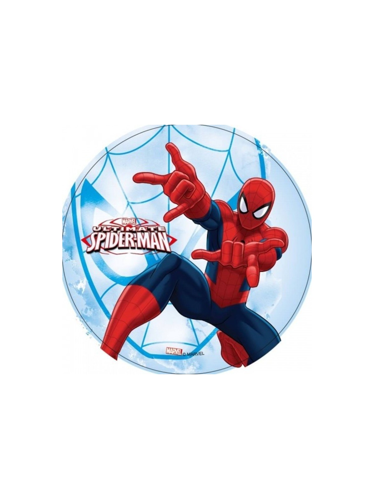 Edible paper Round - Spiderman