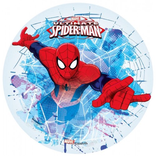 DISCHI CIALDA FOIL SPIDERMAN 20CM – Dekora