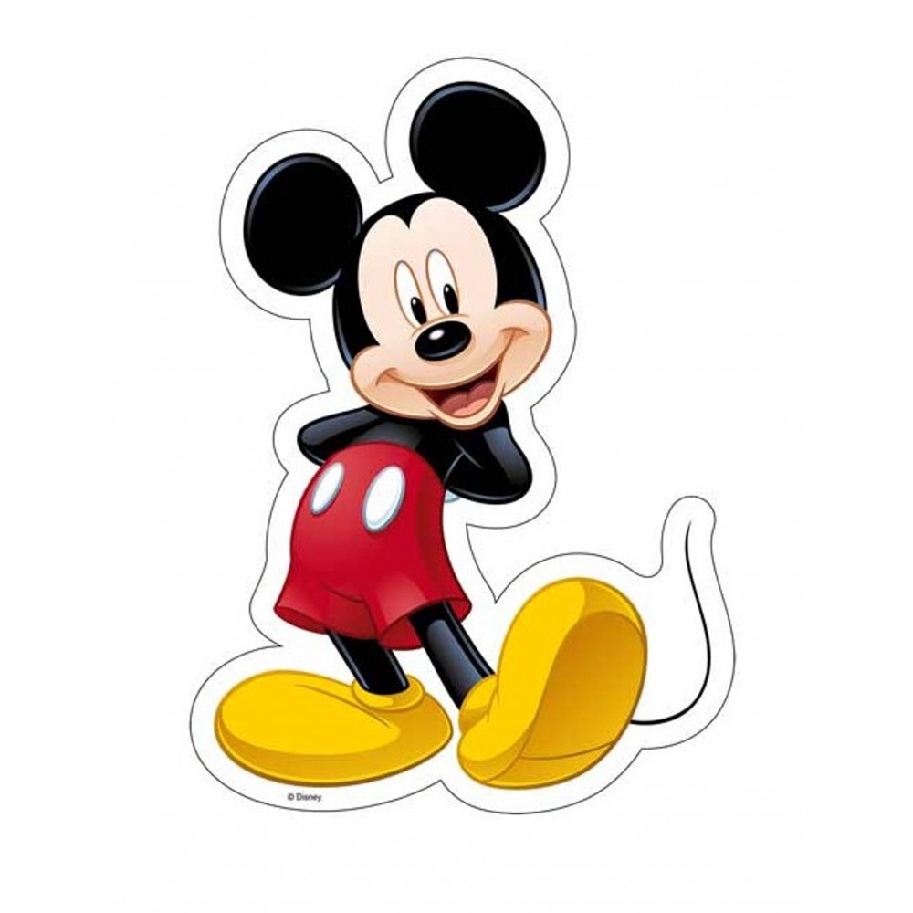 Essbare Papier Silhouette - Mickey Mouse 25cm / 1stück