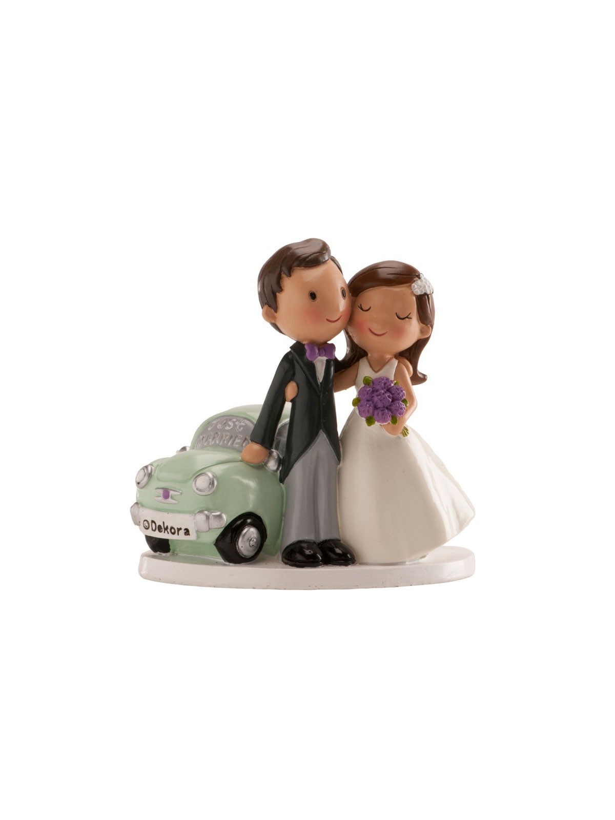Hochzeitsfiguren - Just Married Auto