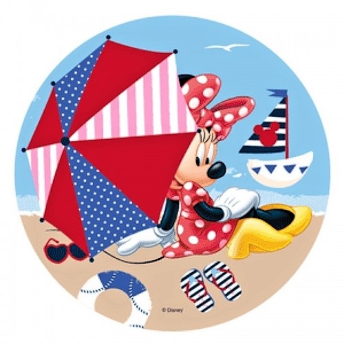 Essbare Papier Round - Minnie - Strand