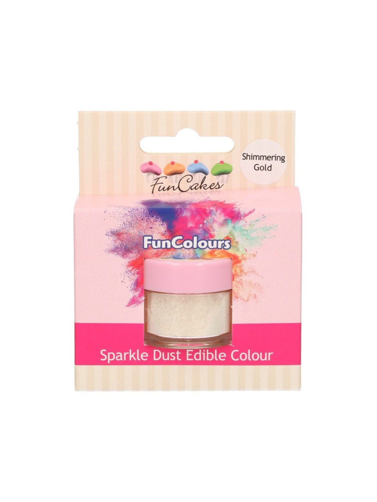 FunColours Sparkle Dust - Shimmering Gold 4,5g