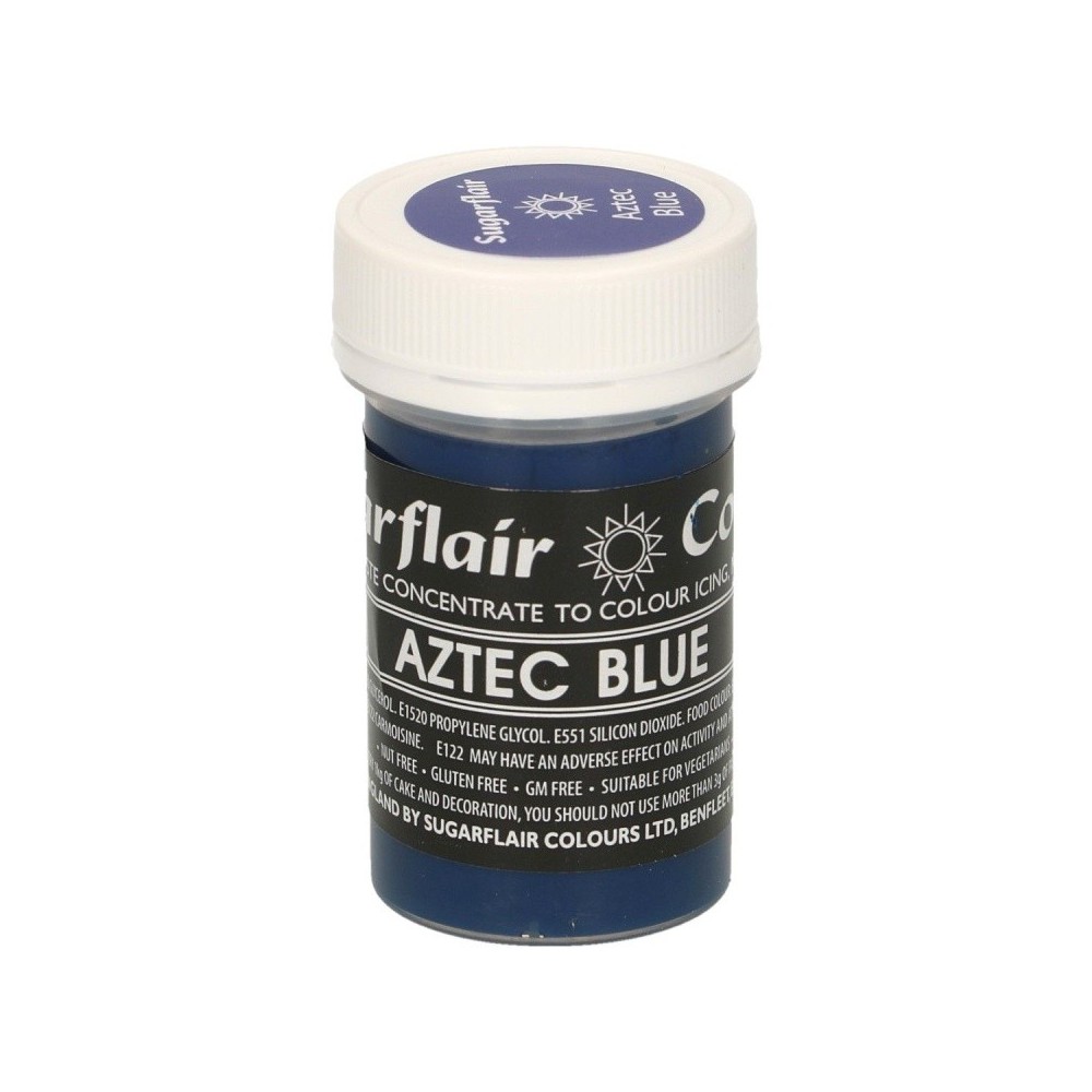 Sugarflair gel colour - Aztec Blue - 25g