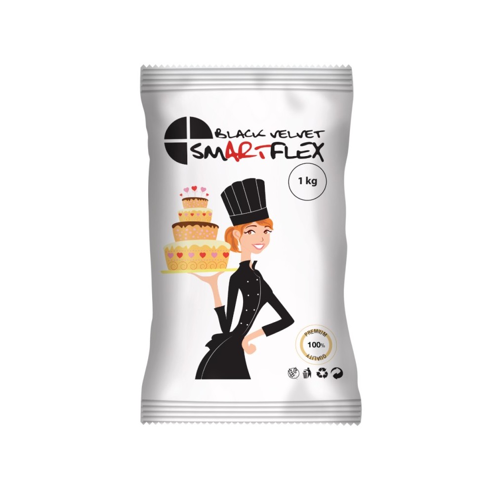 Smartflex Black velvet 1kg - covering mass